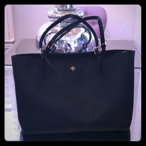 TORY BURCH BLACK TOTE